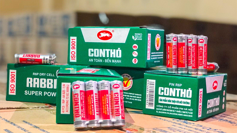 Battery products of Hanoi Battery JSC (Habaco). Photo courtesy of the company.