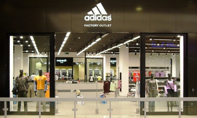 An Adidas outlet. Photo courtesy of Bounty Sneakers.