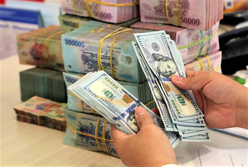  Vietnam's foreign exchange reserves on the rise in the first quarter of 2023. Photo courtesy of VTC News.
