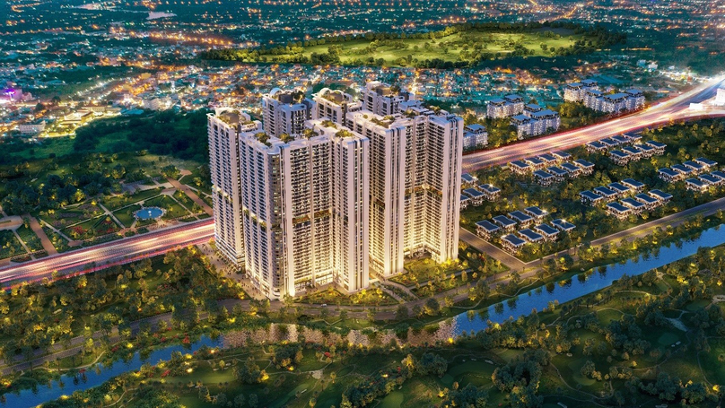 An artist's impression of Astral City project in Binh Duong province near Ho Chi Minh City, developed by Phat Dat. Photo courtesy of the company.