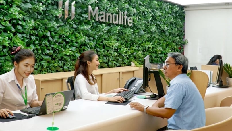 Manulife's after-tax profit in 2022 reached VND2.56 trillion ($109.26 million). Photo courtesy of the company.
