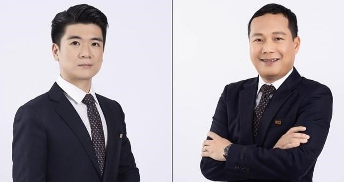 Do Quang Vinh (left) and Do Duc Hai, SHB's new vice chairmen. Photo courtesy of the bank.