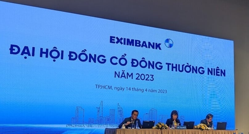 Eximbank's annual general shareholders' meeting in Ho Chi Minh City on April 14, 2023. Photo by The Investor/Huu Bat.