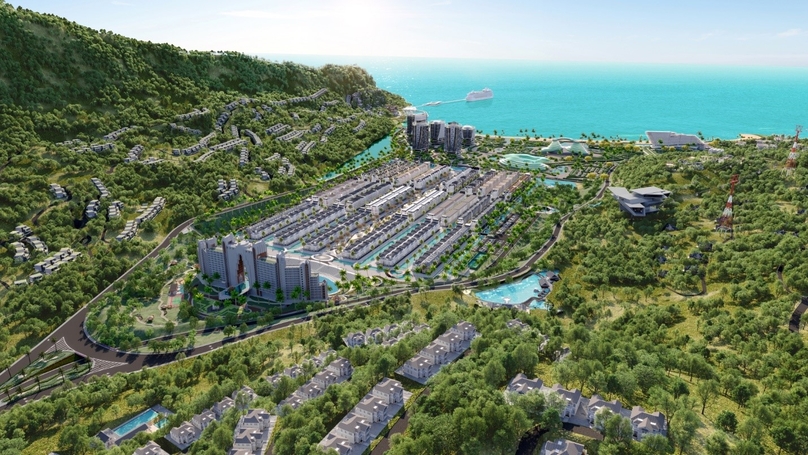 An artist’s impression of Merryland Quy Nhon in Binh Dinh province, south-central Vietnam. Photo courtesy of Hung Thinh Group.
