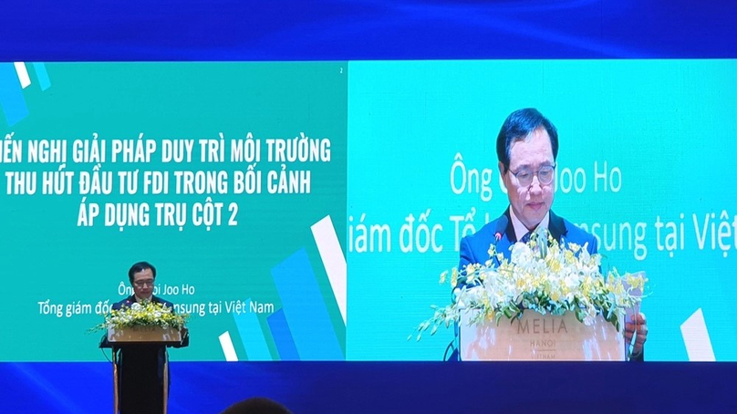 Samsung Vietnam CEO Choi Joo Ho. Photo by The Investor/Nguyen Thoan. 