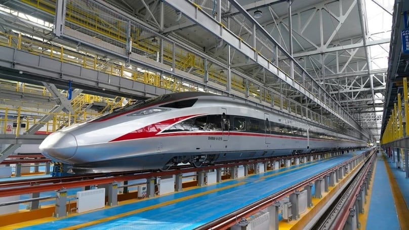 China's latest bullet train can withstand extreme cold temperatures. Photo courtesy of CNN.