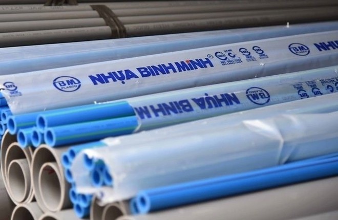 Binh Minh's PVC pipes. Photo courtesy of the company.