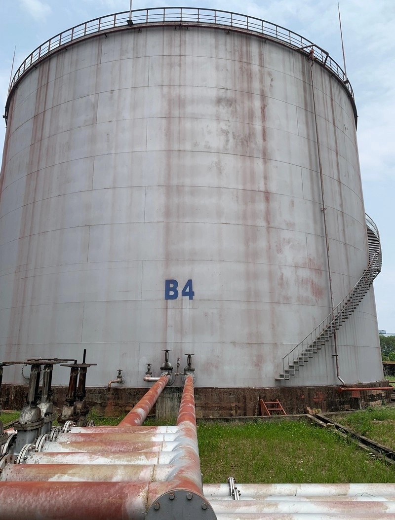  NSH Petro's B-04 tank at the Soai Rap-Hiep Phuoc storage depot, Tien Giang province, Mekong Delta, Vietnam. Photo courtesy of NSH Petro.