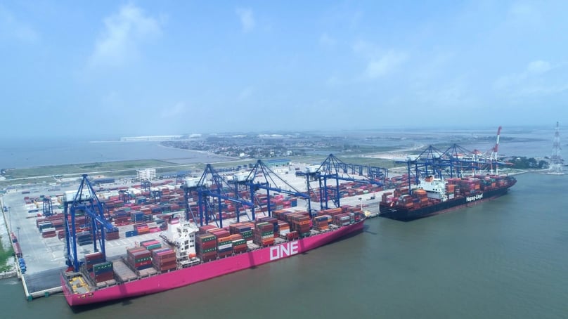 Tan Cang-Hai Phong International Container Terminal in northern Vietnam is operated by Saigon Newport. Photo courtesy of the firm.