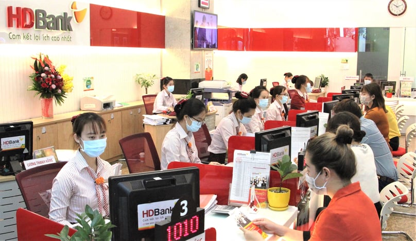 A transaction office of HDBank in Vietnam. Photo courtesy of the government portal.