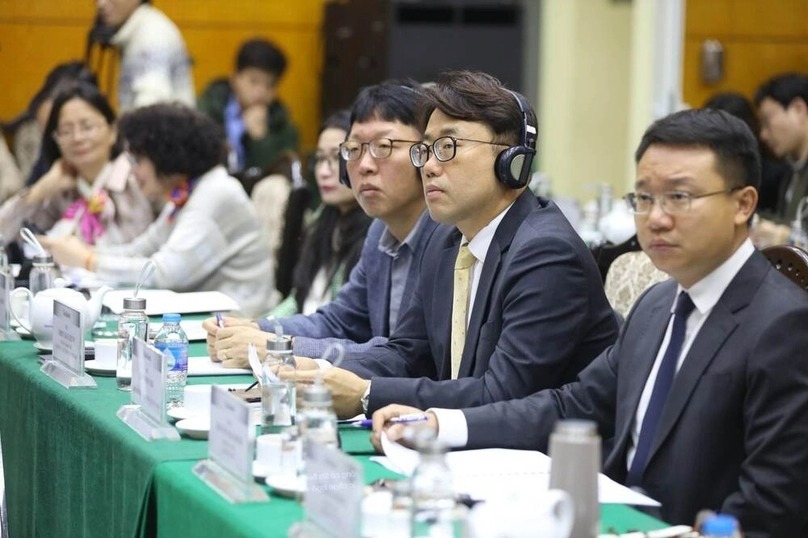 Participants at the Global Minimum Tax conference held by The Investor in Hanoi on February 24, 2023. Photo by The Investor/Trong Hieu.