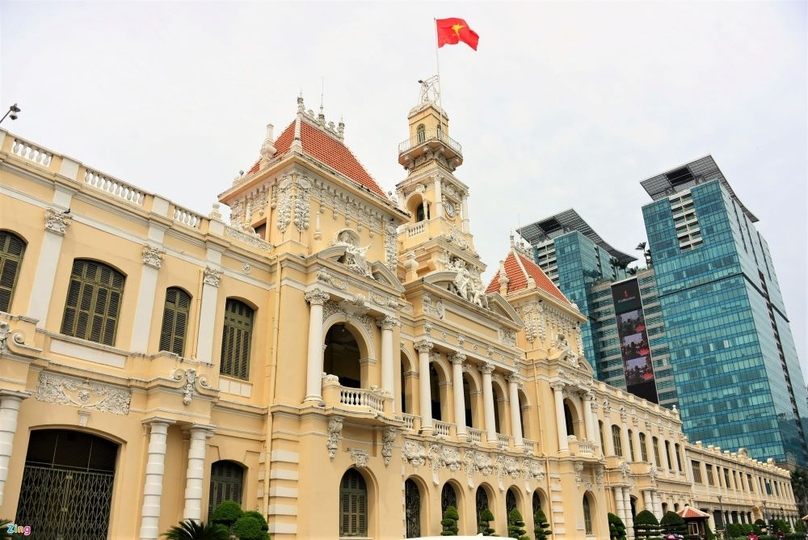 The Ho Chi Minh City People’s Committee headquarters at 86 Le Thanh Ton street, District 1, HCMC, southern Vietnam. Photo courtesy of Zing magazine.