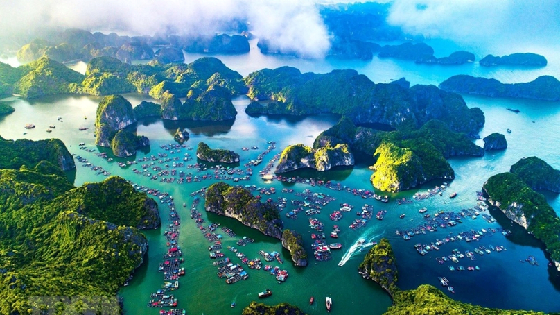 Cat Ba island in Hai Phong city, northern Vietnam. Photo courtesy of Vietnam News Agency.
