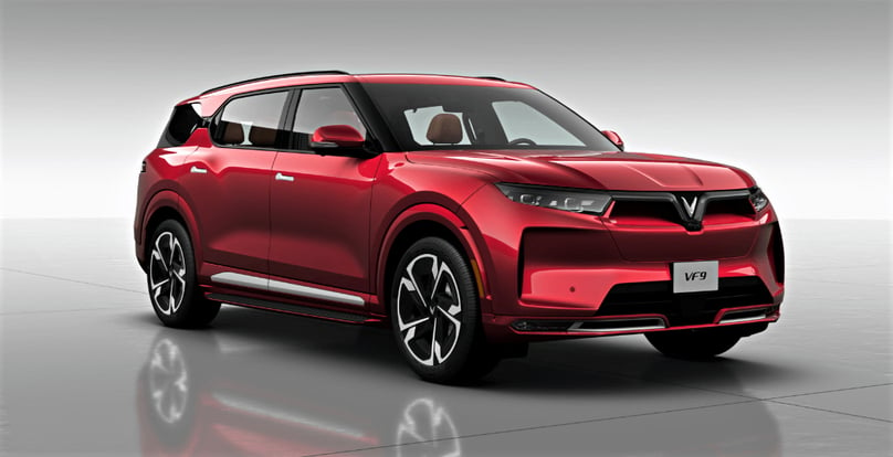 VF 9, an electric SUV maunfactured by VinFast. Photo courtesy of the firm.