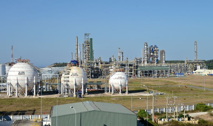 The Dung Quat oil refinery. Photo courtesy of Binh Son Refining and Petrochemical.