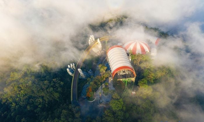 An aerial view of Ba Na Hills. Photo by The Investor/Thanh Van.