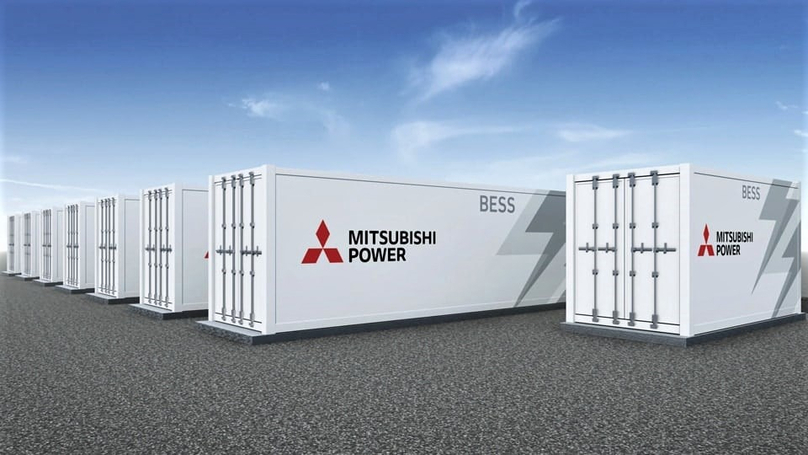 BESS are a vital component in today’s energy transition worldwide. Photo courtesy of Mitsubishi Corporation.