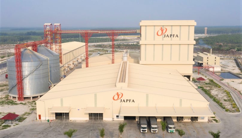 Japfa's new feed mill in Binh Phuoc province, southern Vietnam. Photo courtesy of the firm.  