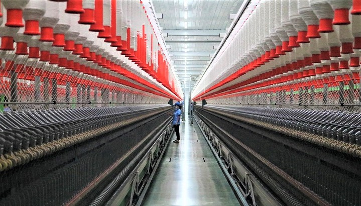 Huong Sen Comfor’s yarn factory in Thai Binh province, northern Vietnam. Photo courtesy of the firm.