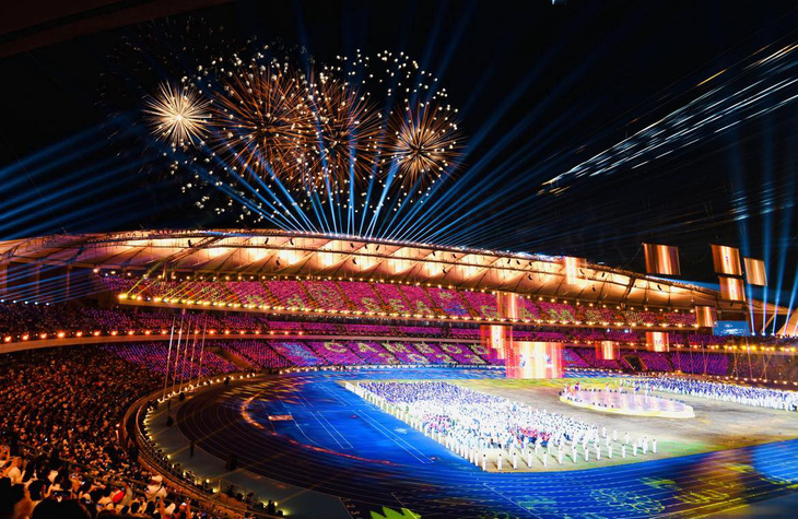 The 32nd SEA Games closing ceremony in Phnom Penh on May 17, 2023. Photo courtesy Vietnam’s Youth newspaper.