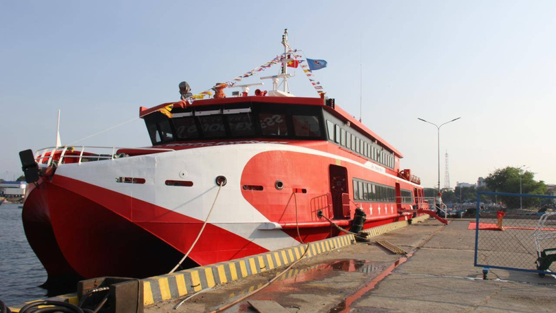 Trung Trac passenger ship. Photo courtesy of Transport newspaper.
