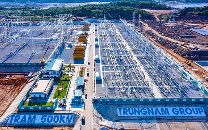 The largest solar power plant in Southeast Asia in Ninh Thuan province, invested by Trungnam Group. Photo courtesy of the company.