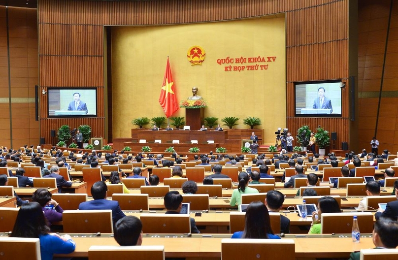 A working session of Vietnam's National Assembly. Photo courtesy of the parliament.