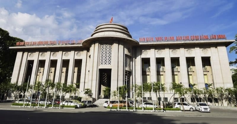 The headquarters of the State Bank of Vietnam in Hanoi. Photo courtesy of the central bank.