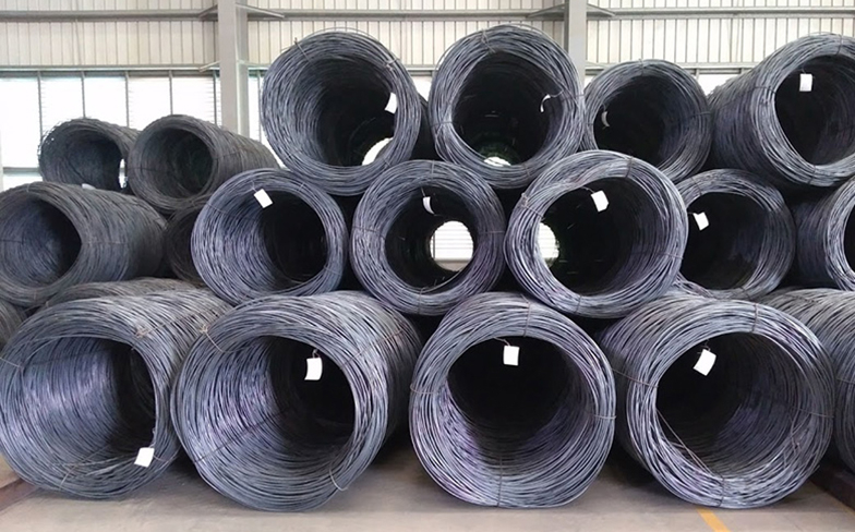 Wire rods made by Tung Ho Steel Vietnam. Photo courtesy of the firm.