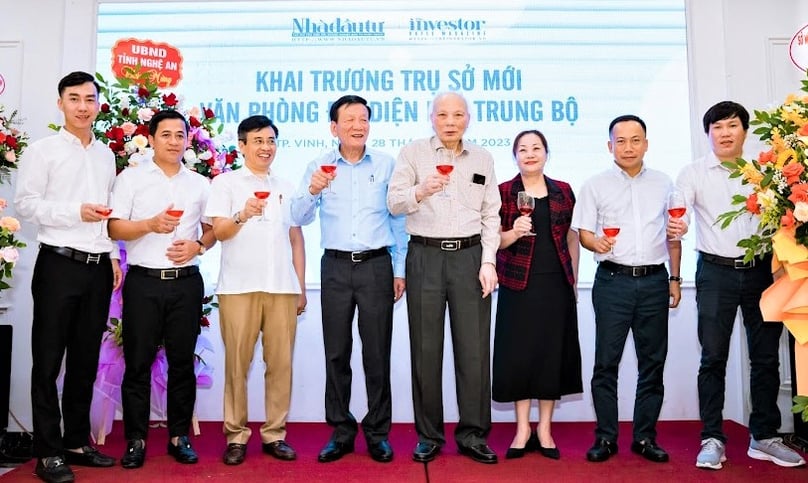 The opening ceremony of The Investor’s new north-central Vietnam office in Vinh town, Nghe An province on May 28, 2023. Photo by The Investor/Van Dung.