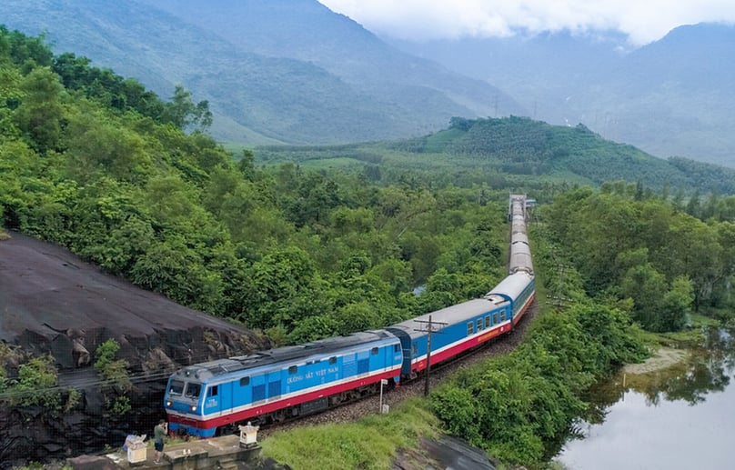 The Thong Nhat Railway. Photo courtesy of Vietnam News Agency.