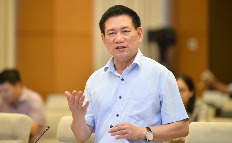Finance Minister Ho Duc Phoc. Photo courtesy of Young People newspaper.