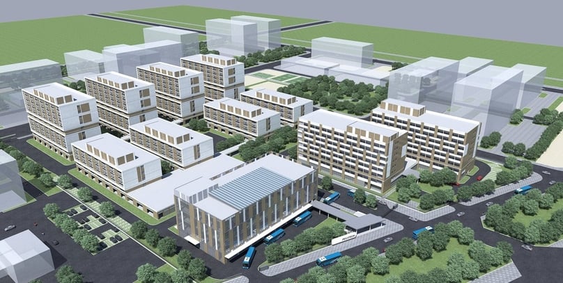 An artist's impression of Pegatron's social housing project in Hai Phong city, northern Vietnam. Photo courtesy of Hai Phong's news portal.