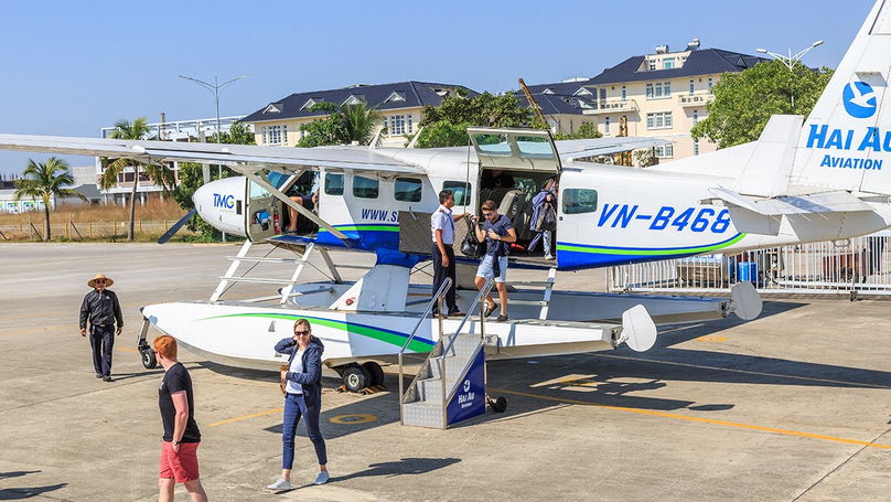 A Cessna Grand Caravan 208B-EX seaplane of Hai Au Aviation. Photo courtesy of Hai Au Aviation.