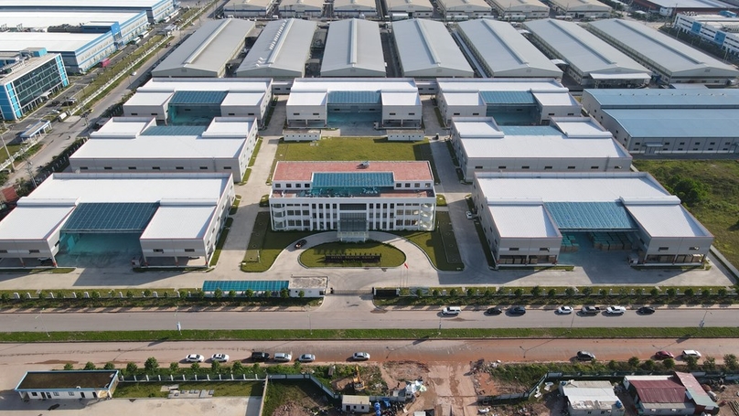 Quang Chau Industrial Park, invested by Kinh Bac City Development Holding Corp. Photo courtesy of the company.