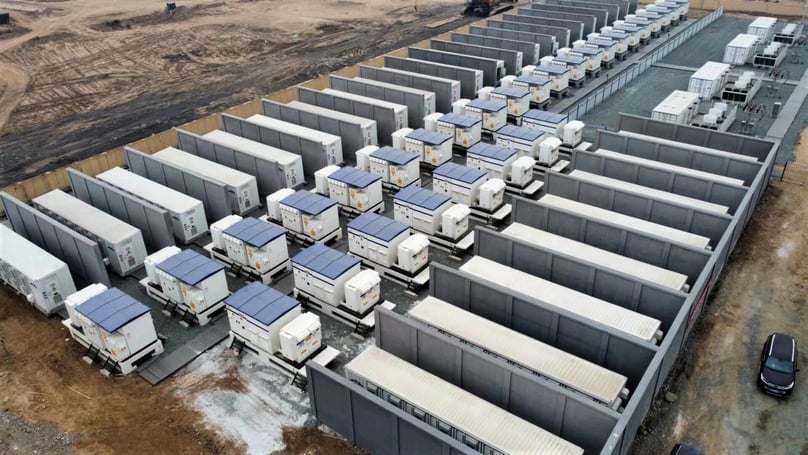 A batter energy storage system developed by Xiamen Hithium Energy Storage Technology. Photo courtesy of the firm 