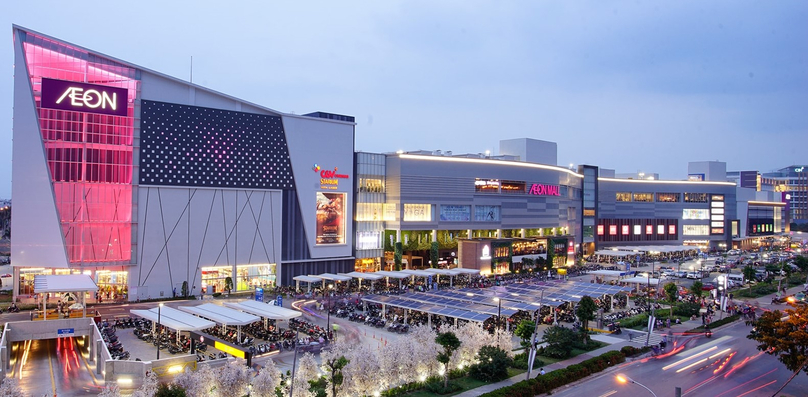 Aeon Mall Binh Tan in Ho Chi Minh City, southern Vietnam. Aeon Group is Japan's largest retailer. Photo courtesy of Aeon Vietnam Co.
