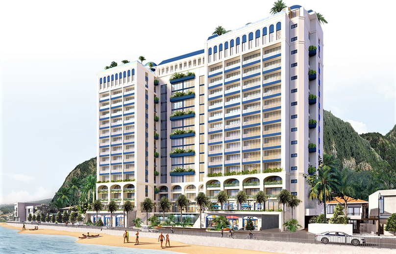 An artist's impression of CT Group's Leman Cap Residence project in Vung Tau town, southern Vietnam. Photo courtesy of the corporation.