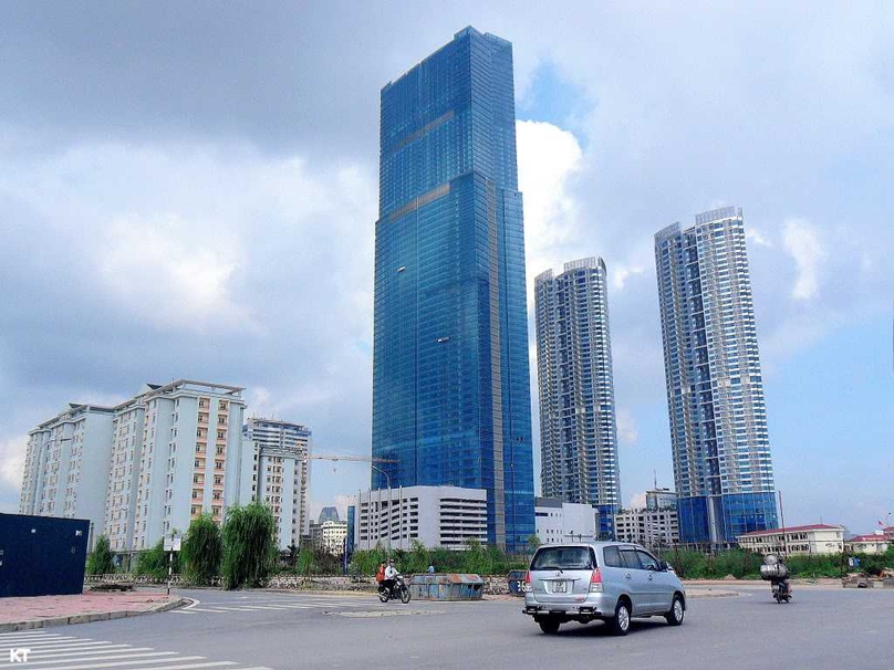 Keangnam Hanoi Landmark Tower is the tallest building in Hanoi. Photo courtesy of VTC newspaper.