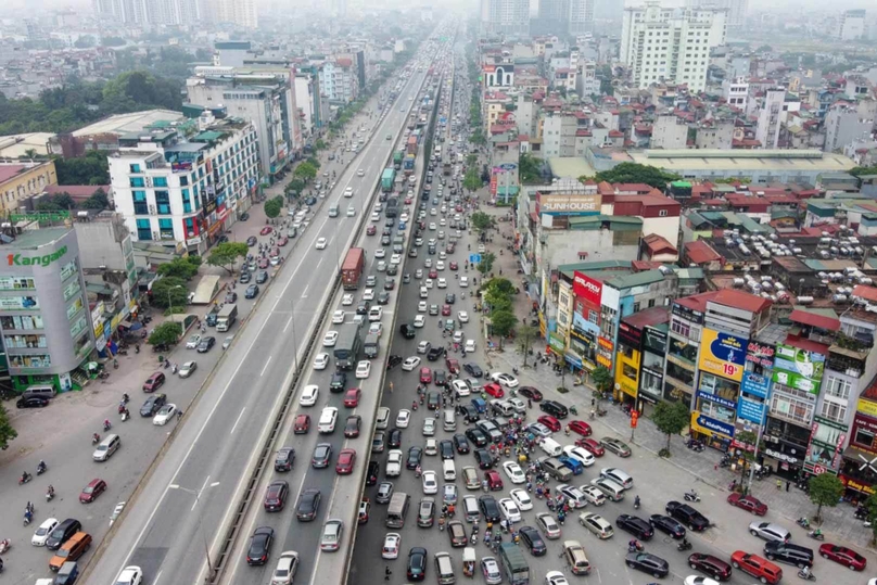 A section of Hanoi's Ring Road 3. Photo courtesy of VietNamNet newspaper.