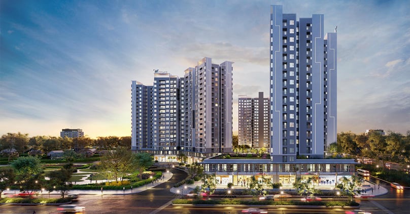 The West Gate Park project developed by An Gia Group in Binh Chanh district, HCMC. Photo courtesy of the group.