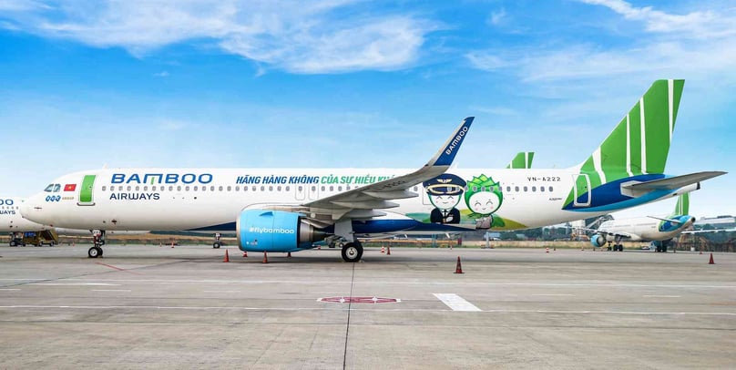 A Bamboo Airways plane. Photo courtesy of the carrier.