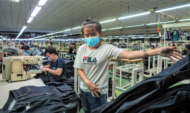 Workers at a garment factory in Vietnam. Photo by The Investor/Pham Nguyen.