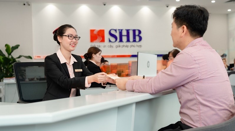 A transaction office of Saigon-Hanoi Bank. Photo courtesy of the bank.