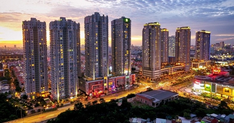 Sunrise City, a project developed by Novaland Group in District 7, Ho Chi Minh City. Photo courtesy of VietnamBiz.