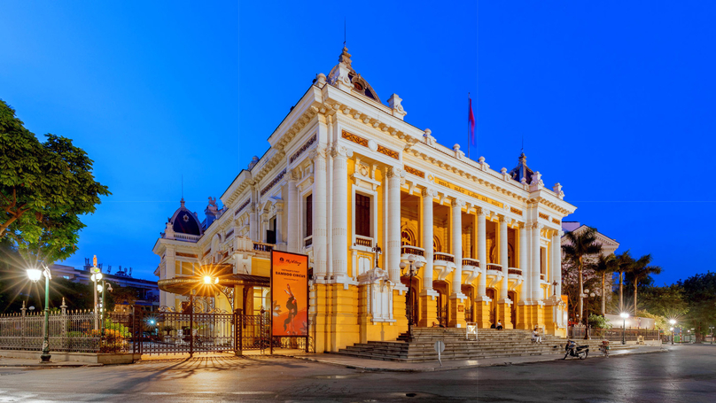 The Hanoi Opera House in Hanoi, northern Vietnam. Photo courtesy of the opera house.