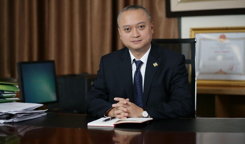 Nguyen Anh Phong, new general director of Hanoi Stock Exchange. Photo courtesy of the bourse.