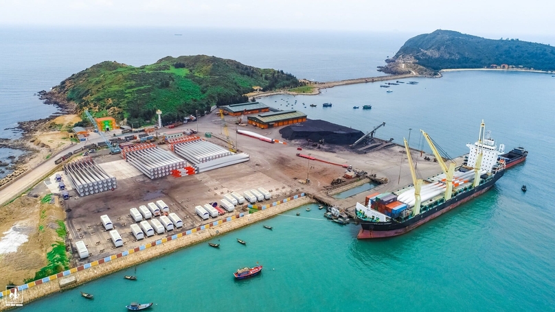 PTSC Quang Binh seaport in Quang Binh province, central Vietnam. Photo courtesy of PTSC. 