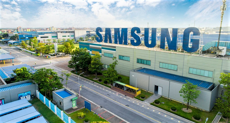 A Samsung factory in Bac Ninh province near Hanoi. Photo courtesy of Bac Ninh newspaper.