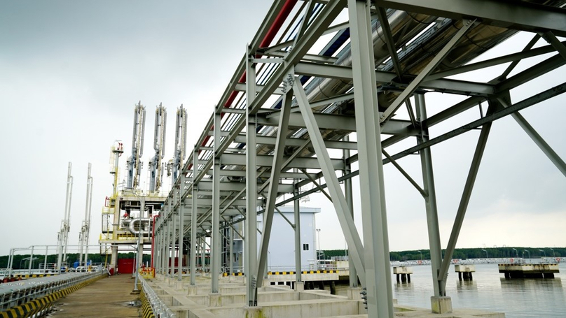 LNG transport system of PV Gas in Thi Vai LNG Terminal in Ba Ria-Vung Tau province, southern Vietnam. Photo courtesy of PV Gas.
